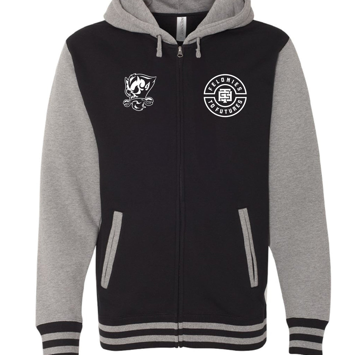 Black/ Gunmetal Heather - FRONT